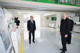 President Ilham Aliyev visited agrochemical production facility in Sabirabad