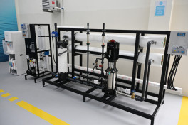 President Ilham Aliyev visited water filter production facility in Sabirabad