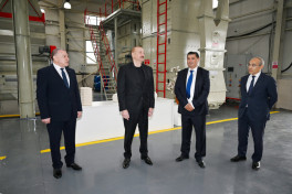 Barley malt processing facility of “Promalt” LLC inaugurated in Imishli