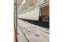 Leyla Aliyeva joins weavers in creating world’s largest circular hand-woven carpet for Shusha Mosque