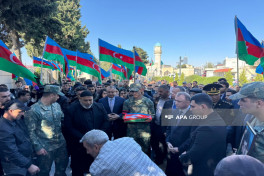 Remains of Azerbaijani soldier Mubariz Shahmurov missing since First Karabakh War laid to rest in Baku-PHOTO 