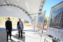 Foundation stone laid for second and third residential complexes in Jabrayil city