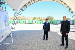 President Ilham Aliyev laid foundation stone for Jabrayil City Mosque