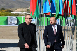 President Ilham Aliyev laid foundation stone for Jabrayil City Mosque