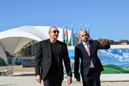 President Ilham Aliyev laid foundation stone for Jabrayil City Mosque