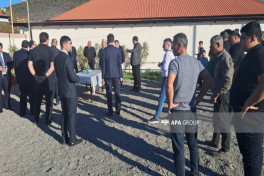 Azerbaijan continues resettlement of former IDPS to Khojavend’s Sos village, families receive house keys -PHOTO -UPDATED 
