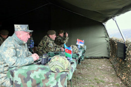 Joint tactical exercise is held with Azerbaijani and Serbian artillerymen-VIDEO 
