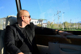 President Ilham Aliyev inspected progress of second phase of Aghali village and attended opening of Mammadbayli village in Zangilan district -PHOTO 
