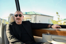President Ilham Aliyev inspected progress of second phase of Aghali village and attended opening of Mammadbayli village in Zangilan district -PHOTO 