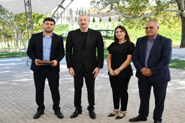 President Ilham Aliyev presented keys to apartments to residents of Horovlu village in Jabrayil district-UPDATED 