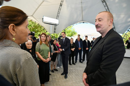 President Ilham Aliyev presented keys to apartments to residents of Horovlu village in Jabrayil district-UPDATED 