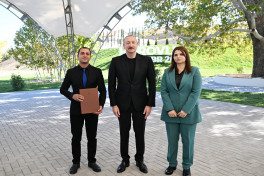 President Ilham Aliyev presented keys to apartments to residents of Horovlu village in Jabrayil district-UPDATED 