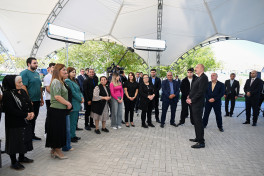 President Ilham Aliyev presented keys to apartments to residents of Horovlu village in Jabrayil district-UPDATED 