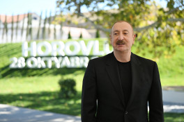 President Ilham Aliyev presented keys to apartments to residents of Horovlu village in Jabrayil district-UPDATED 