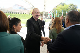 President Ilham Aliyev presented keys to apartments to residents of Horovlu village in Jabrayil district-UPDATED 