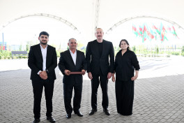President Ilham Aliyev presented keys to apartments to residents of Mammadbayli and Aghali villages in Zangilan-UPDATED 