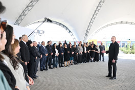 President Ilham Aliyev presented keys to apartments to residents of Mammadbayli and Aghali villages in Zangilan-UPDATED 