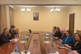 Turkish Deputy Foreign Minister meets with Hikmet Hajiyev and Khalaf Khalafov