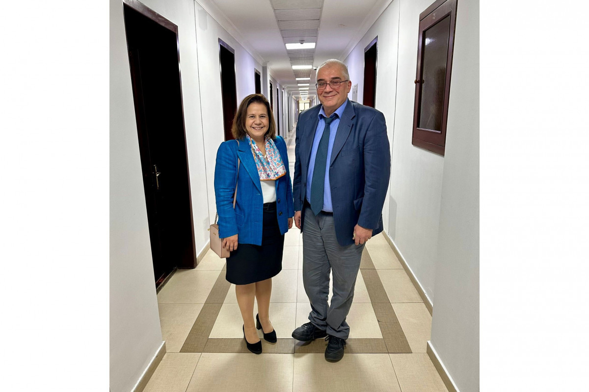 Deputy Minister Ambassador Berris Ekinci  and Deputy Minister of Foreign Affairs of Azerbaijan Araz Azimov