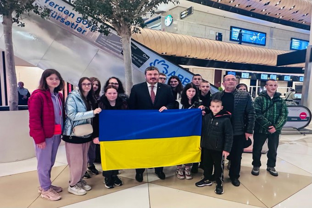 12 more children from Ukraine brought to Azerbaijan for rehabilitation
