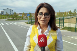 Ilhamiya Rzayeva, head of the Public Relations Department of the Restoration, Construction, and Management Service in Jabrayil, Gubadli, and Zangilan districts