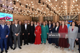 Solemn ceremony dedicated to 102nd anniversary of founding of the Republic of Türkiye is being held in Baku-PHOTO 