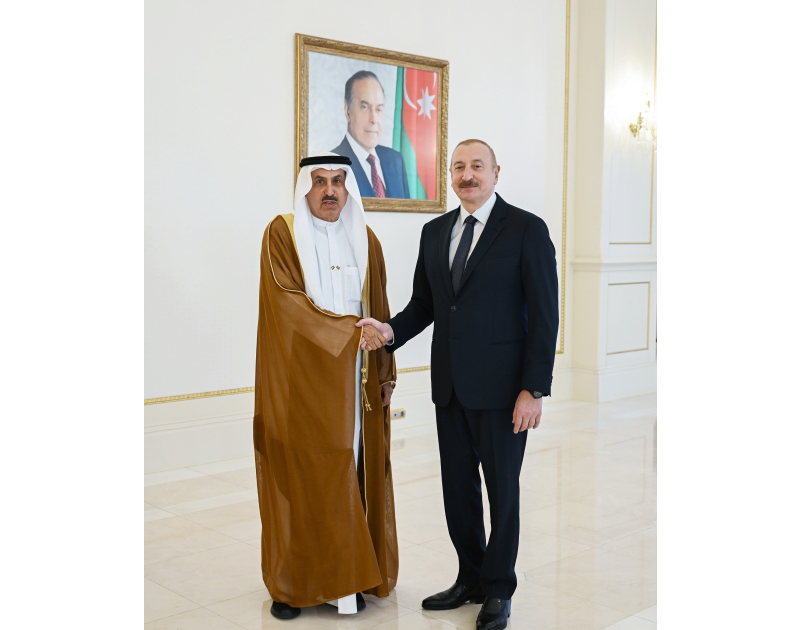 President Ilham Aliyev received Speaker of Federal National Council of United Arab Emirates