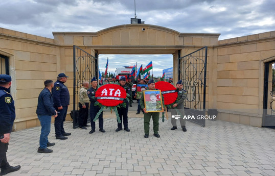 Remains of First Karabakh War martyr Jamil Rahimov laid to rest in Shirvan -PHOTO 