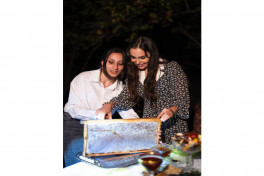 Leyla Aliyeva visits participant of "Young Beekeeper" project in Gabala district