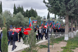 Remains of First Karabakh War martyr Jamil Rahimov laid to rest in Shirvan -PHOTO 