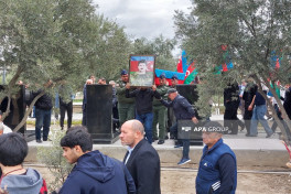 Remains of First Karabakh War martyr Jamil Rahimov laid to rest in Shirvan -PHOTO 