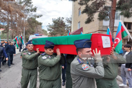 Remains of First Karabakh War martyr Jamil Rahimov laid to rest in Shirvan -PHOTO 