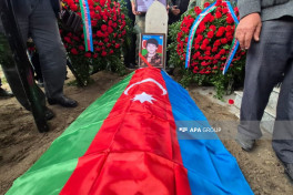 Remains of martyr Aydin Nuriyev missing since First Karabakh War laid to rest in Goychay -PHOTO 