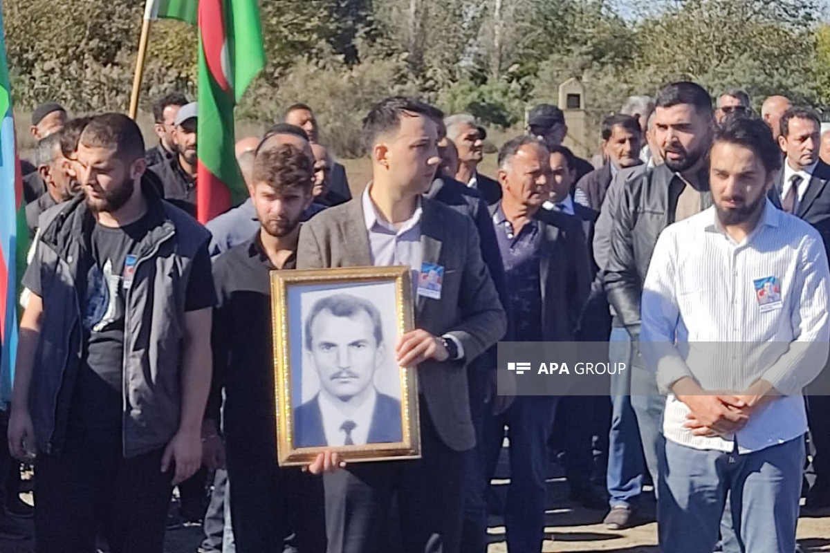Remains of soldier Teymur Allahverdiyev missing for 33 years from First Karabakh War laid to rest in Neftchala -PHOTO 