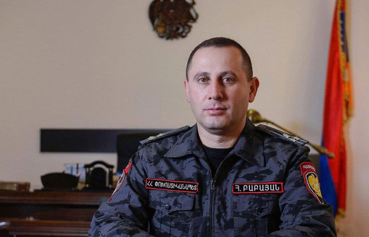 Commander of the Police Troops of Armenia and Deputy Chief of the Police of Armenia, Major General Ayk Babayan