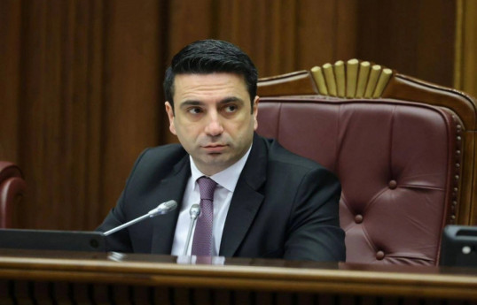 Alen Simonyan, the Speaker of the Armenian Parliament