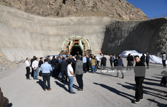 Azerbaijani part of Zangezur corridor to be completed by end of next year-PHOTO 