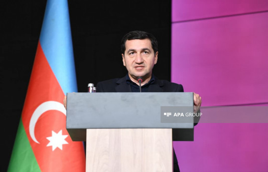 Hikmat Hajiyev, Assistant of the President of the Republic of Azerbaijan, Head of Foreign Policy Affairs Department of the Presidential Administration and Dr.Günter Sautter, Foreign/Security Policy Advisor to Federal Chancellor