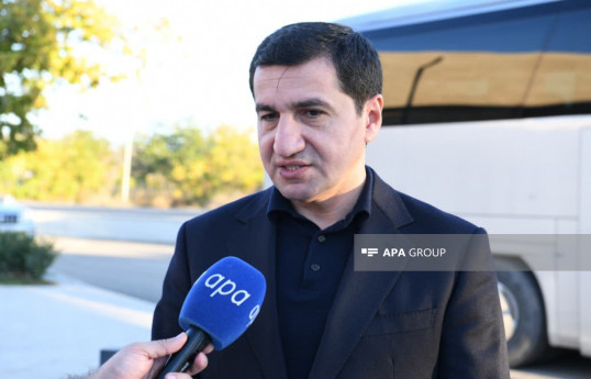 Hikmat Hajiyev, Assistant of the President of the Republic of Azerbaijan, Head of Foreign Policy Affairs Department of the Presidential Administration and Dr.Günter Sautter, Foreign/Security Policy Advisor to Federal Chancellor