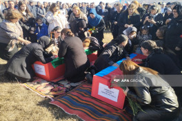 Remains of two soldiers missing since First Karabakh War laid to rest in Khojaly -PHOTO 