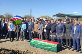 Remains of soldier Teymur Allahverdiyev missing for 33 years from First Karabakh War laid to rest in Neftchala -PHOTO 