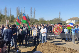 Remains of soldier Teymur Allahverdiyev missing for 33 years from First Karabakh War laid to rest in Neftchala -PHOTO 