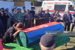 Remains of soldier Teymur Allahverdiyev missing for 33 years from First Karabakh War laid to rest in Neftchala -PHOTO 