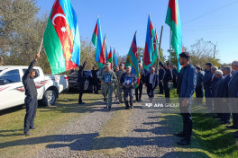 Remains of First Karabakh War martyr Elchin Heydarov found after 31 years laid to rest in Imishli -PHOTO 
