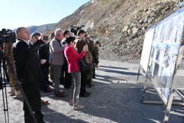 Azerbaijani part of Zangezur corridor to be completed by end of next year-PHOTO 