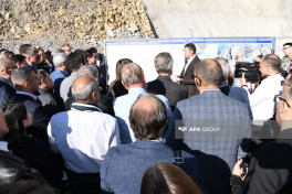 Azerbaijani part of Zangezur corridor to be completed by end of next year-PHOTO 