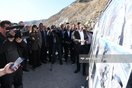 Azerbaijani part of Zangezur corridor to be completed by end of next year-PHOTO 