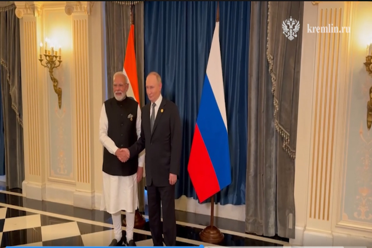 Putin and Modi meet in China during SCO summit