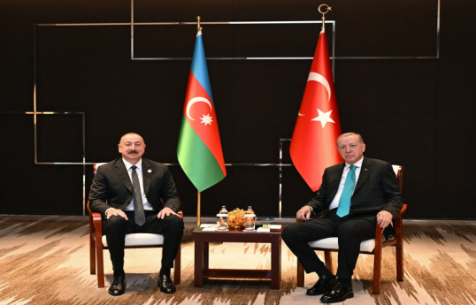 Ilham Aliyev, President of the Republic of Azerbaijan and Recep Tayyib Erdogan, President of the Republic of Türkiye