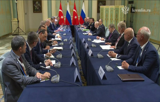Meeting between Russian President and Turkish President gets underway-VIDEO 